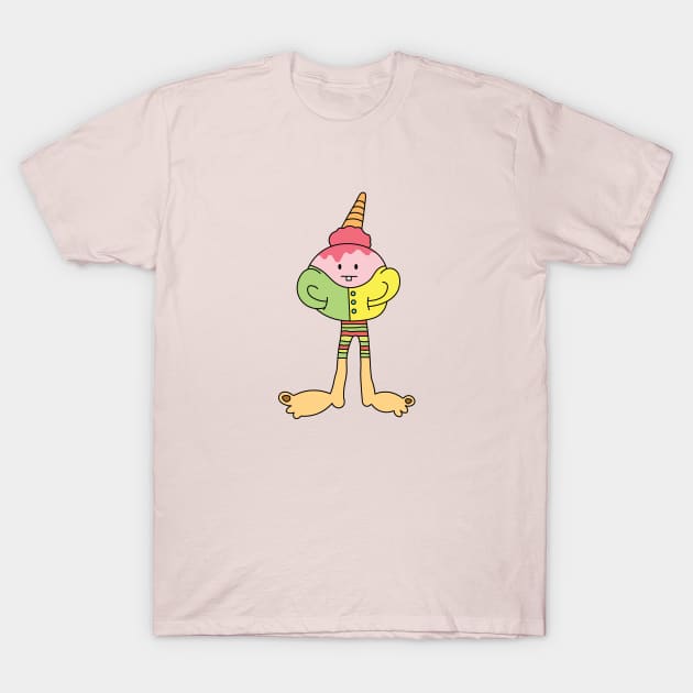 ice cream monster T-Shirt by wordspotrayal